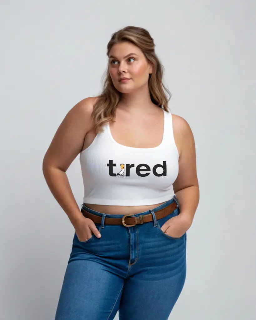 Tired (white, XS)