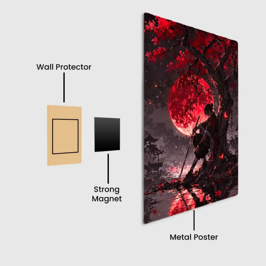 Blood Moon Ronin (8in*11.7in)