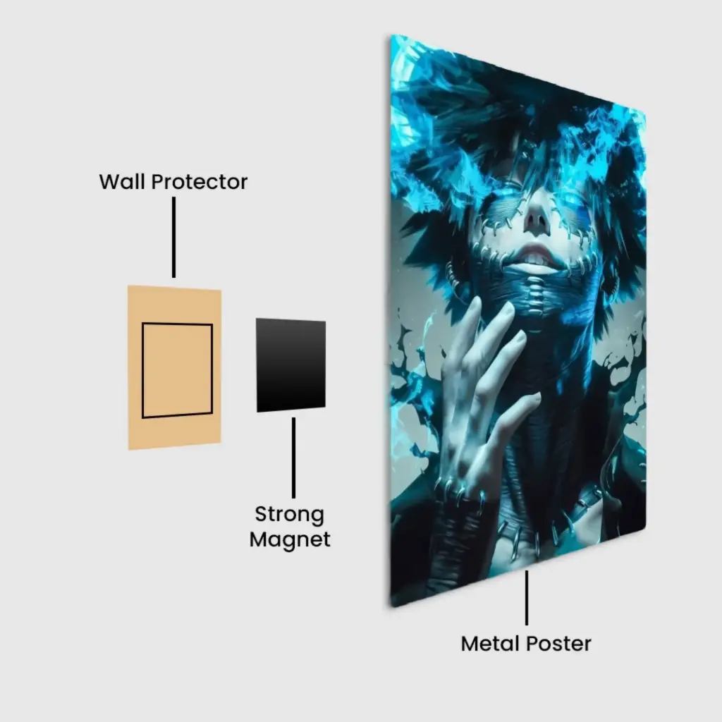 Burning Silence: Blue Curse Awakens (8in*11.7in)