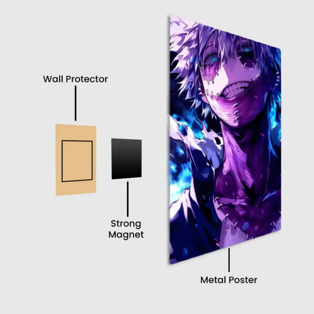 Blue Burn: Smile of Scars (8in*11.7in)