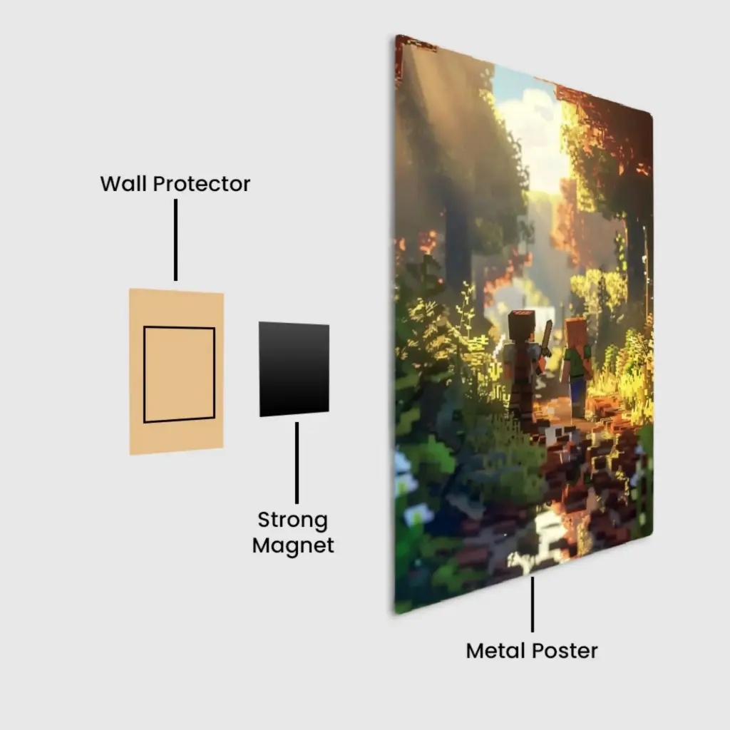 Pixel Trail Memories (8in*11.7in)