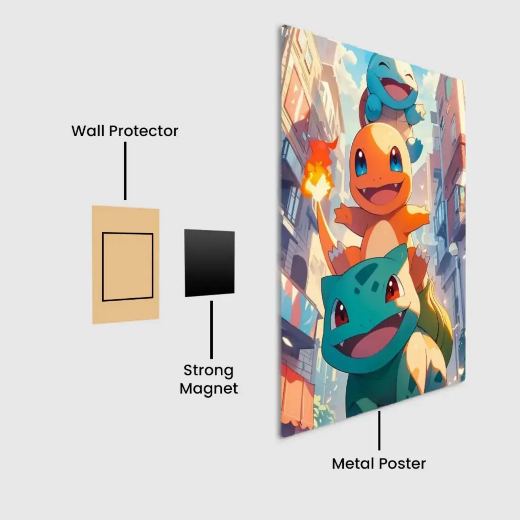 Kanto Trio: Urban Adventure (8in*11.7in)