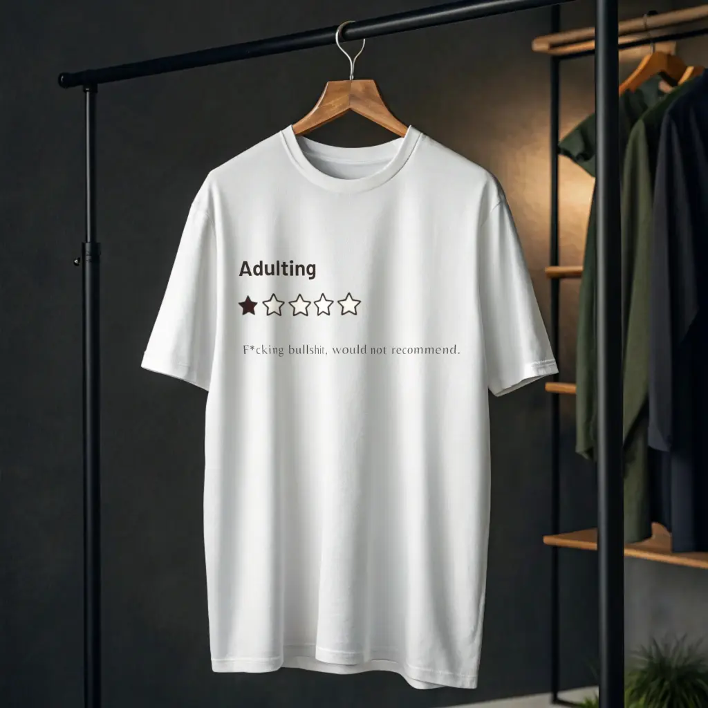 Adulting (XS, white)