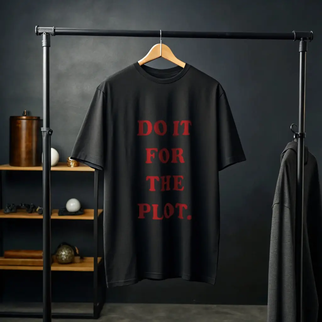 Do It For The Plot (XS, black)