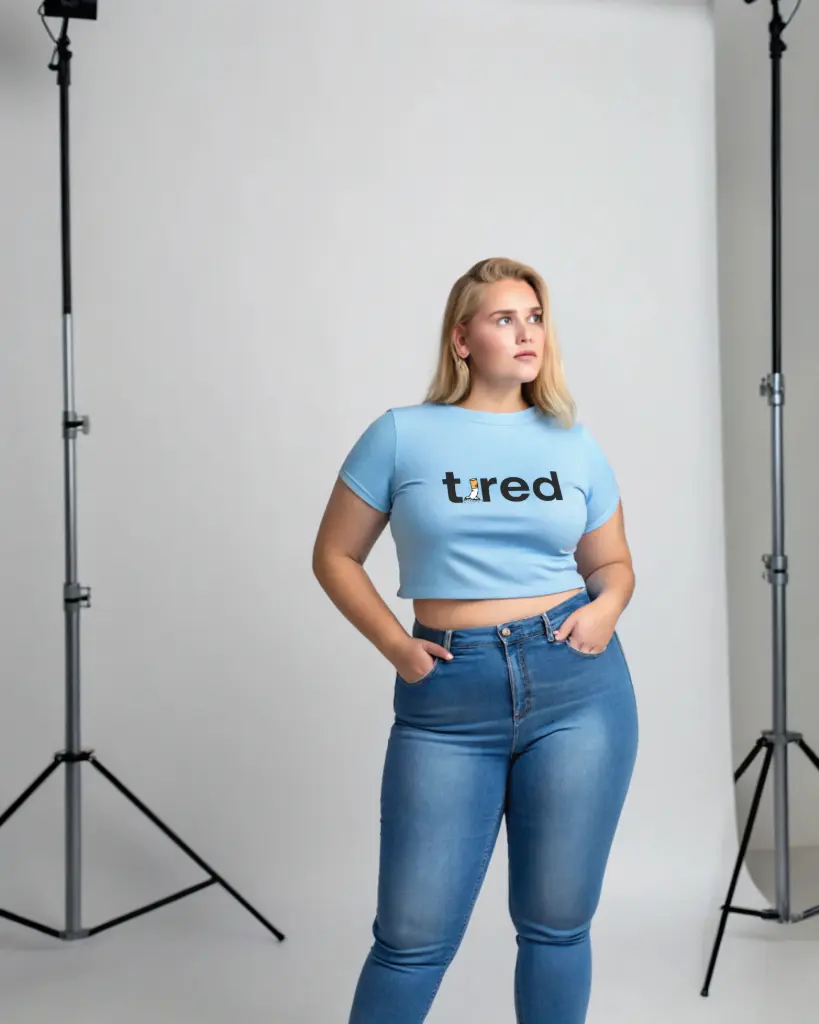 Tired (sky blue, XS)